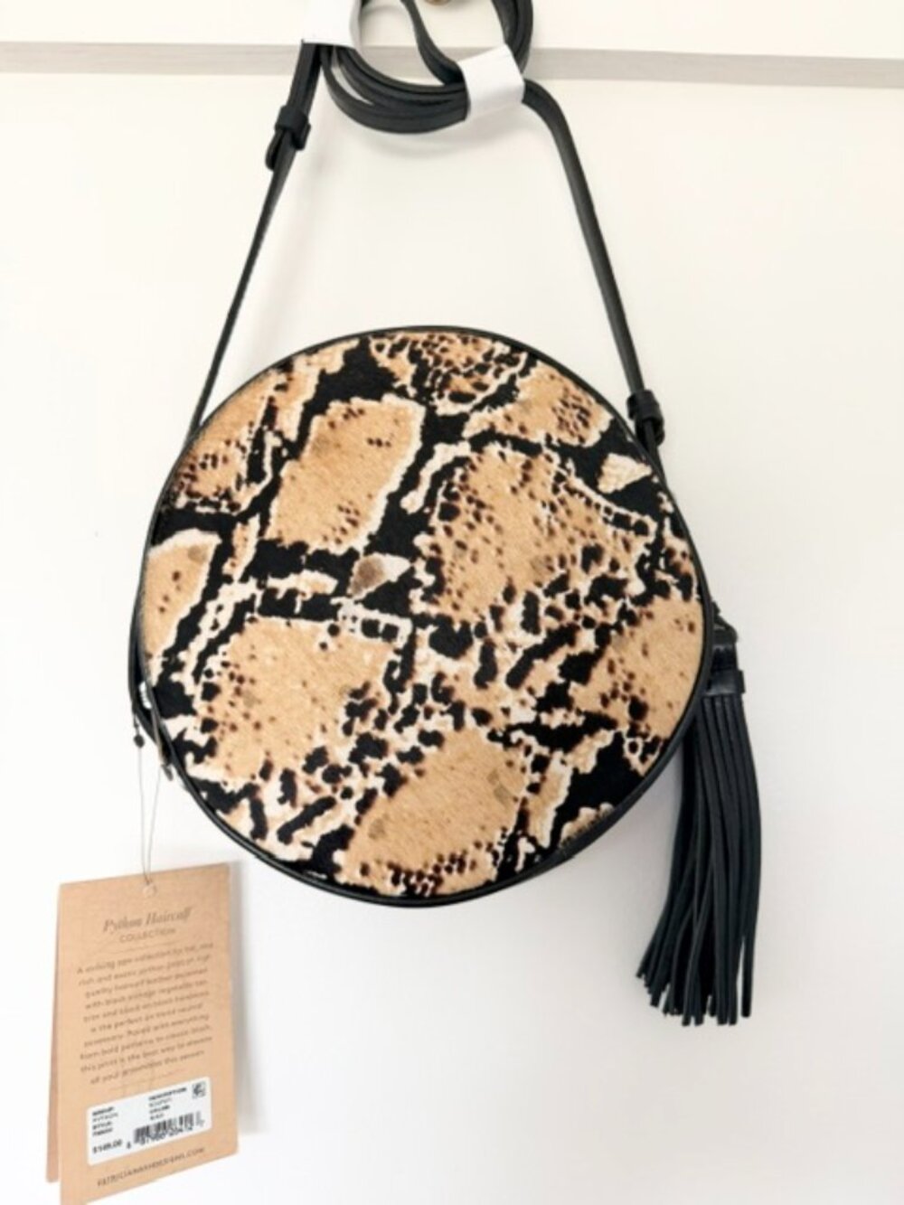 Patricia Nash Scafati Python Print Circle Crossbody - NWT - Picture 2 of 7